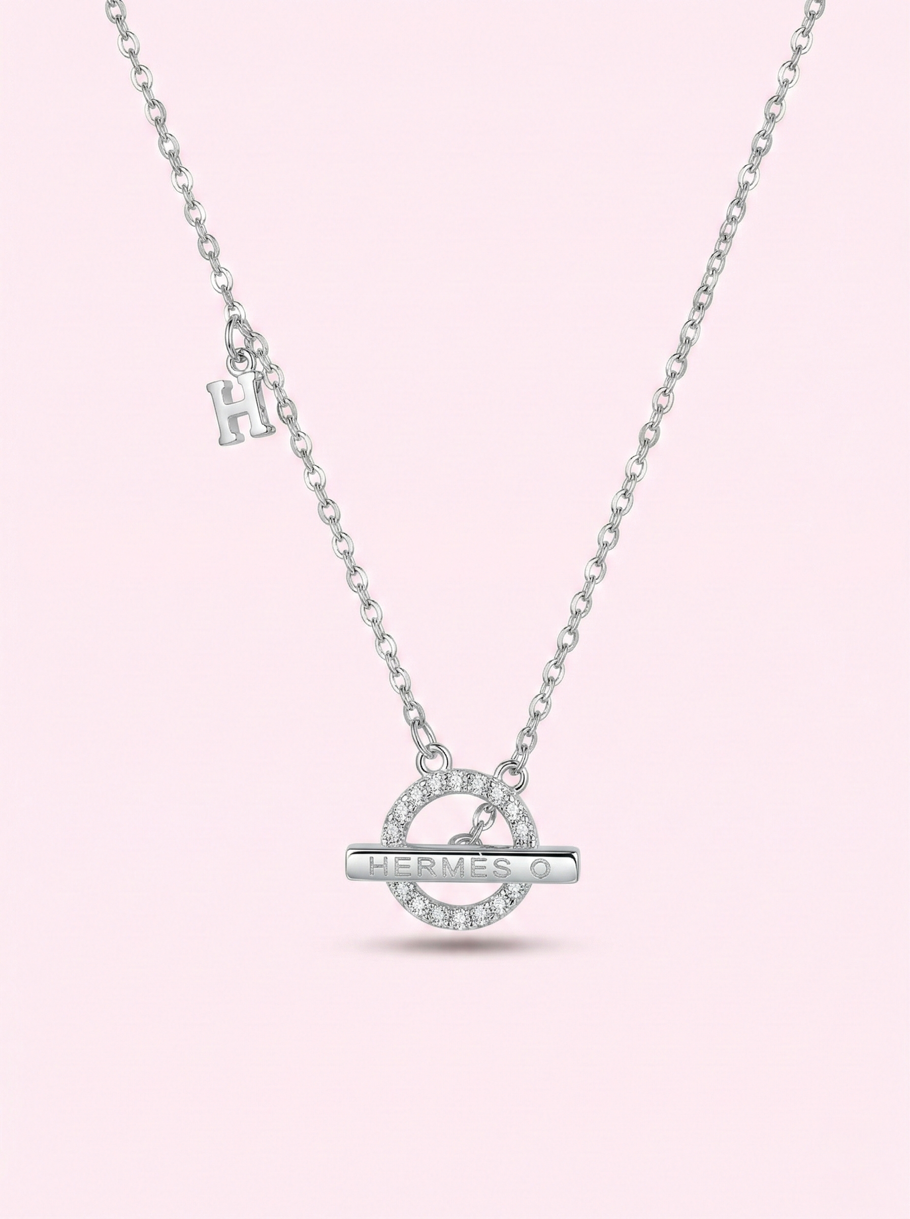 Signature Toggle Charm Necklace