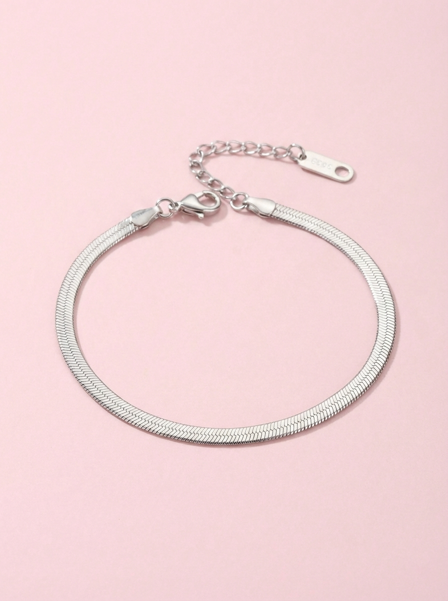 Liquid Silk Herringbone Bracelet